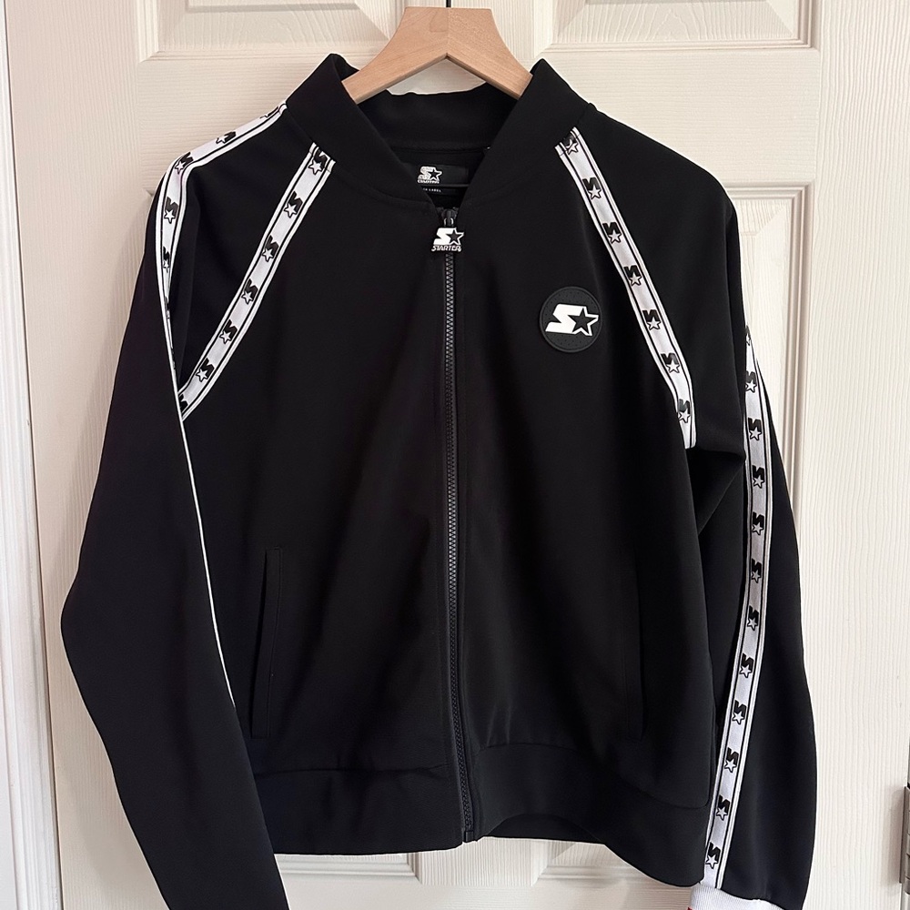 Starter Oversized Black Track Jacket